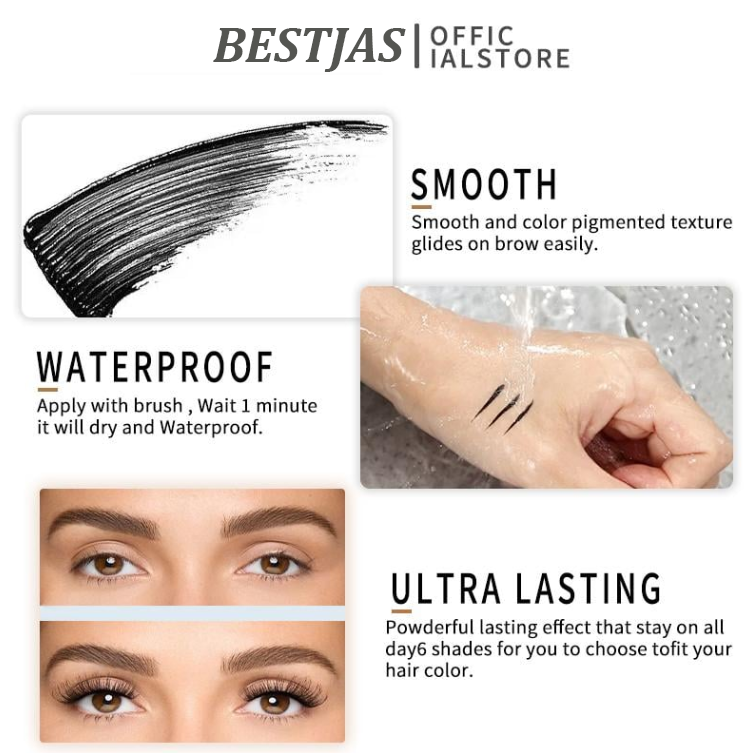 Waterproof Mascara for Long-Lasting 24-Hour Thick & Well-Defined Lashes