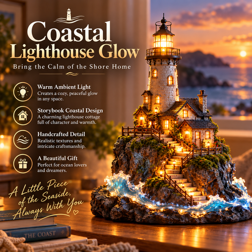 🌊 Coastal Lighthouse Glow — Bring the Calm of the Shore Home ✨