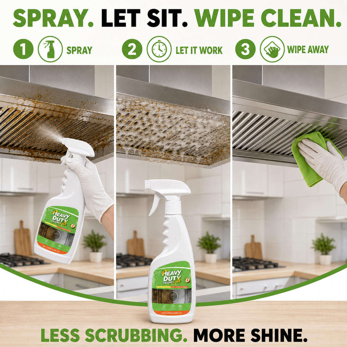 🧽 Duty Kitchen Degreaser Spray – Cut Tough Grease Fast ✨