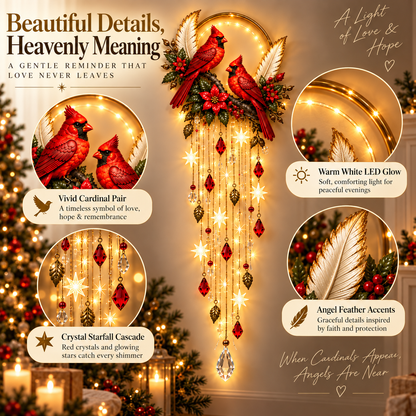 ✨️🐦Heavenly Cardinal Remembrance Light™|More than a wall light—a gentle reminder that love never truly leaves home