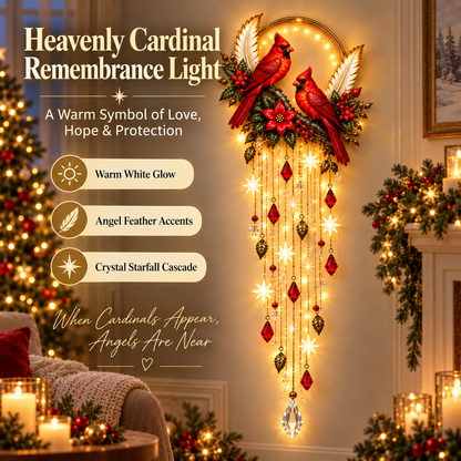 ✨️🐦Heavenly Cardinal Remembrance Light™|More than a wall light—a gentle reminder that love never truly leaves home