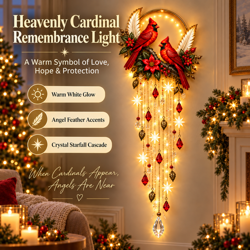 ✨️🐦Heavenly Cardinal Remembrance Light™|More than a wall light—a gentle reminder that love never truly leaves home