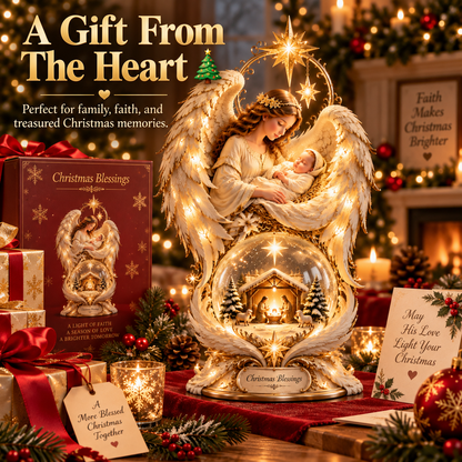 ✝️ Bring the Holy Night Home – Heavenly Noel Nativity Light