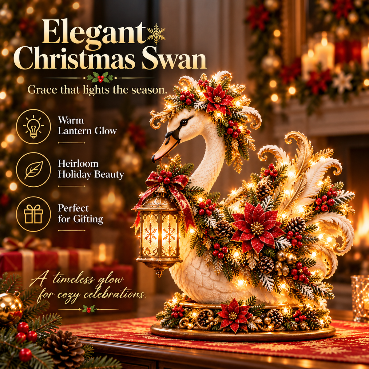 ✨ Enchanted Christmas Lantern Figurines — Bring Warmth, Wonder & Holiday Magic Home 🎄