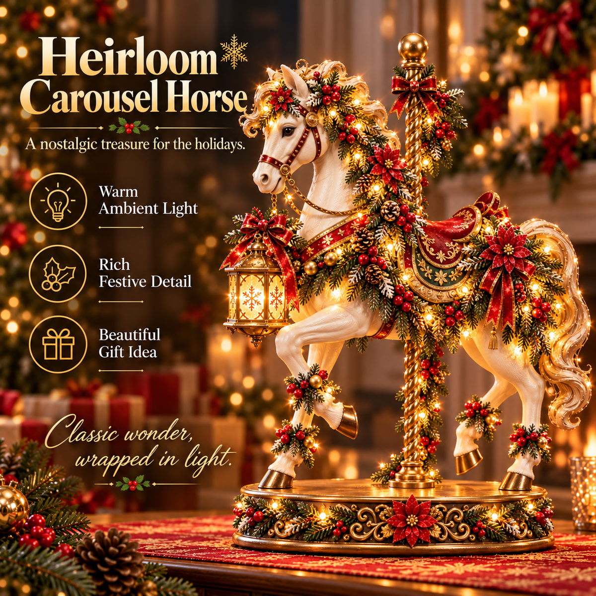 ✨ Enchanted Christmas Lantern Figurines — Bring Warmth, Wonder & Holiday Magic Home 🎄