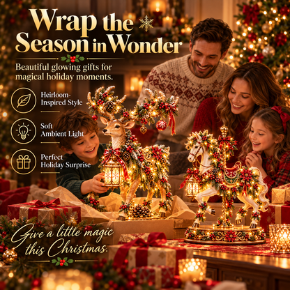 ✨ Enchanted Christmas Lantern Figurines — Bring Warmth, Wonder & Holiday Magic Home 🎄
