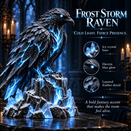 ⚡Arcane Guardians Lighted Fantasy Statues — Bring Legendary Power Home 🔥