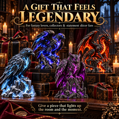 ⚡Arcane Guardians Lighted Fantasy Statues — Bring Legendary Power Home 🔥