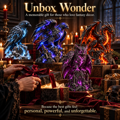 ⚡Arcane Guardians Lighted Fantasy Statues — Bring Legendary Power Home 🔥