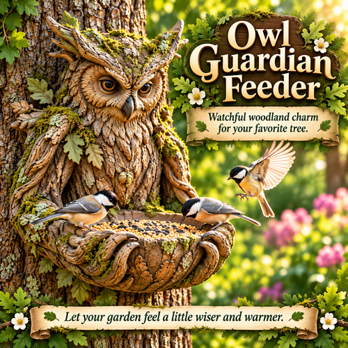 🌿 Woodland Guardian Bird Feeder Collection — Bring Storybook Magic to Your Garden 🐦