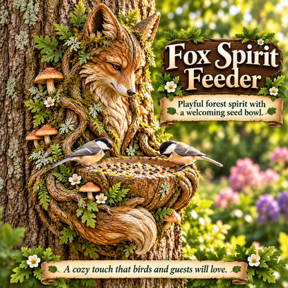🌿 Woodland Guardian Bird Feeder Collection — Bring Storybook Magic to Your Garden 🐦