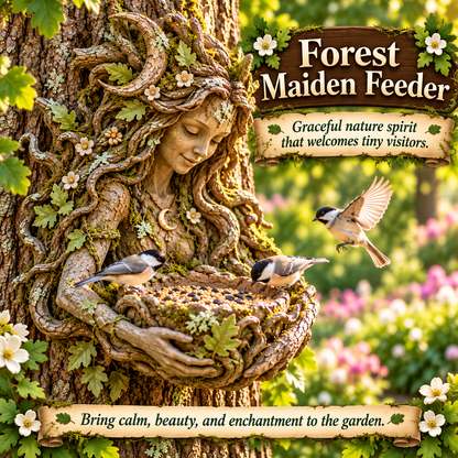 🌿 Woodland Guardian Bird Feeder Collection — Bring Storybook Magic to Your Garden 🐦
