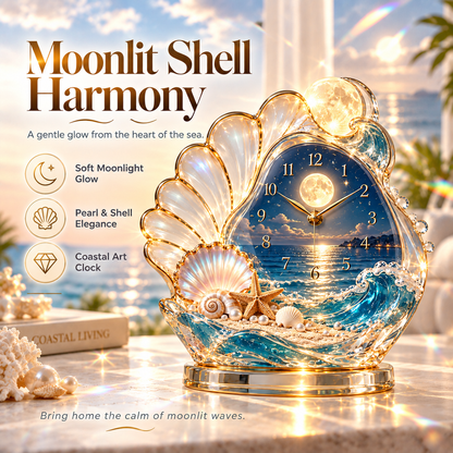 🌊 Coastal Glow Crystal Clock Collection — Bring the Beauty of the Sea Home ✨