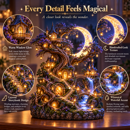 ✨ Enchanted Moon Treehouse Village — A Tiny World Full of Wonder 🌙