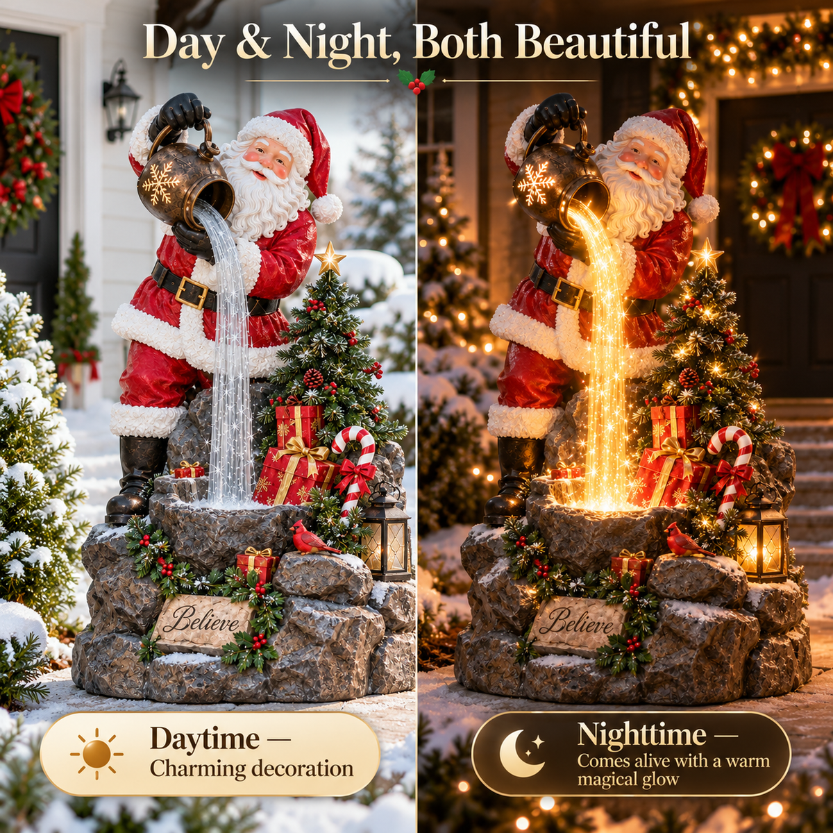 🎅 Santa’s Magic Pour™ – Cascading Christmas Light Display