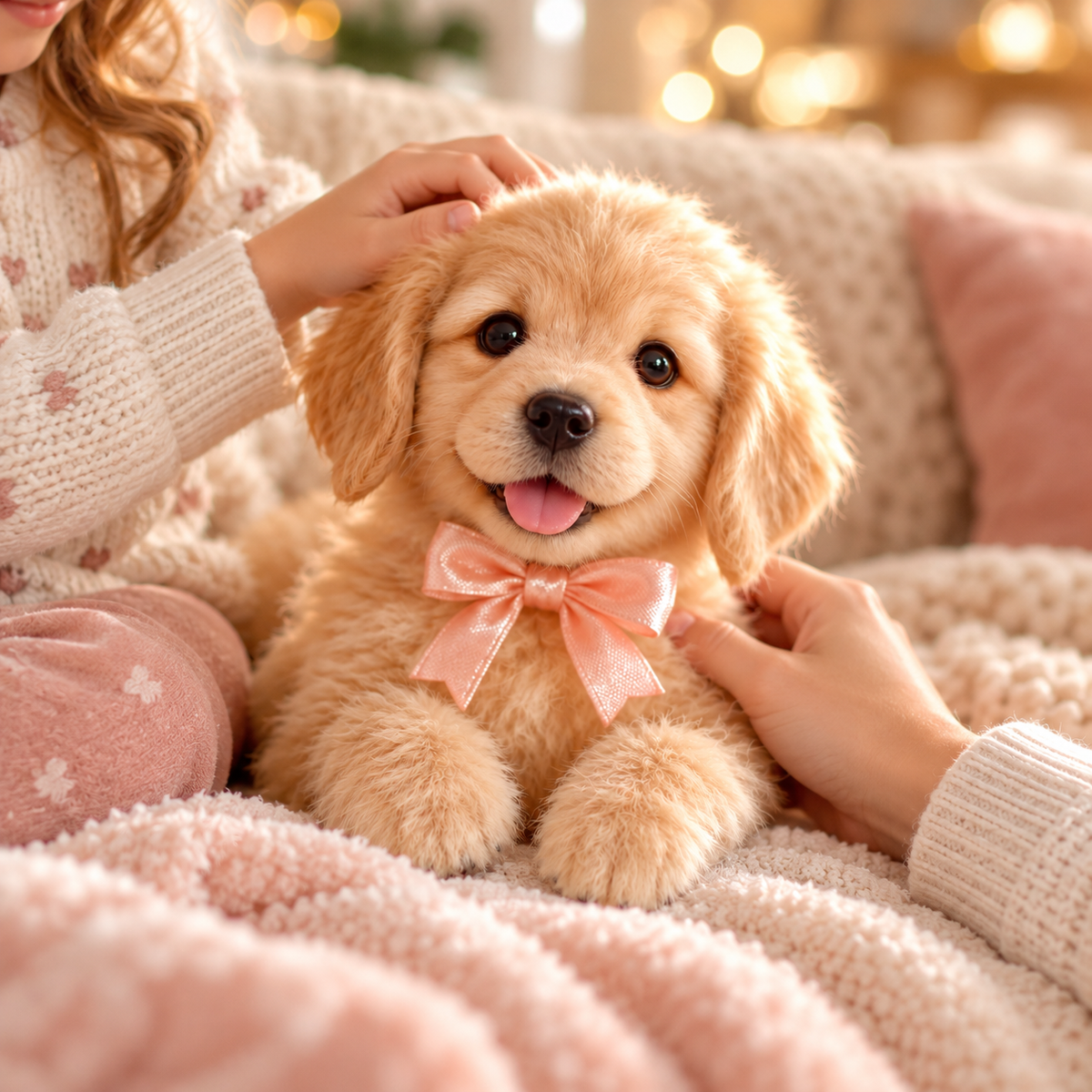 🎄 49% OFF – Golden Buddy™ Realistic Robot Golden Retriever Puppy