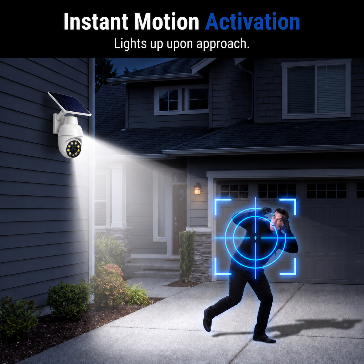 ⏰Final 6 Hours Sale 50% OFF🔥 - Solar-Powered Simulated Surveillance Camera Street Light