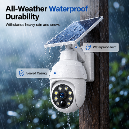 ⏰Final 6 Hours Sale 50% OFF🔥 - Solar-Powered Simulated Surveillance Camera Street Light
