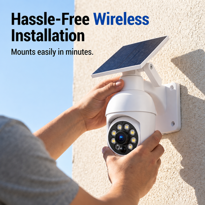 ⏰Final 6 Hours Sale 50% OFF🔥 - Solar-Powered Simulated Surveillance Camera Street Light