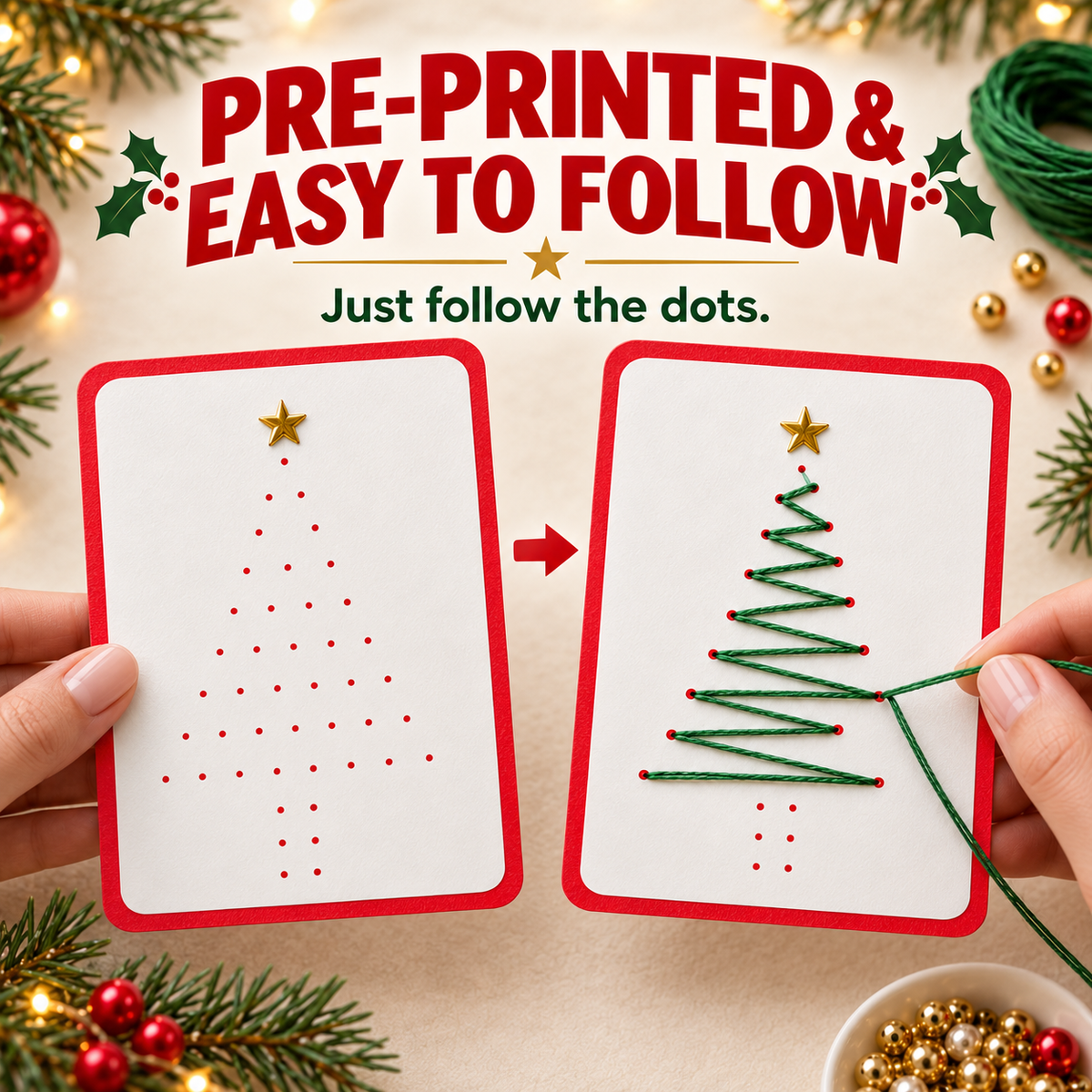 🎄Last Day 50% OFF - Merry & Bright Christmas DIY Kit