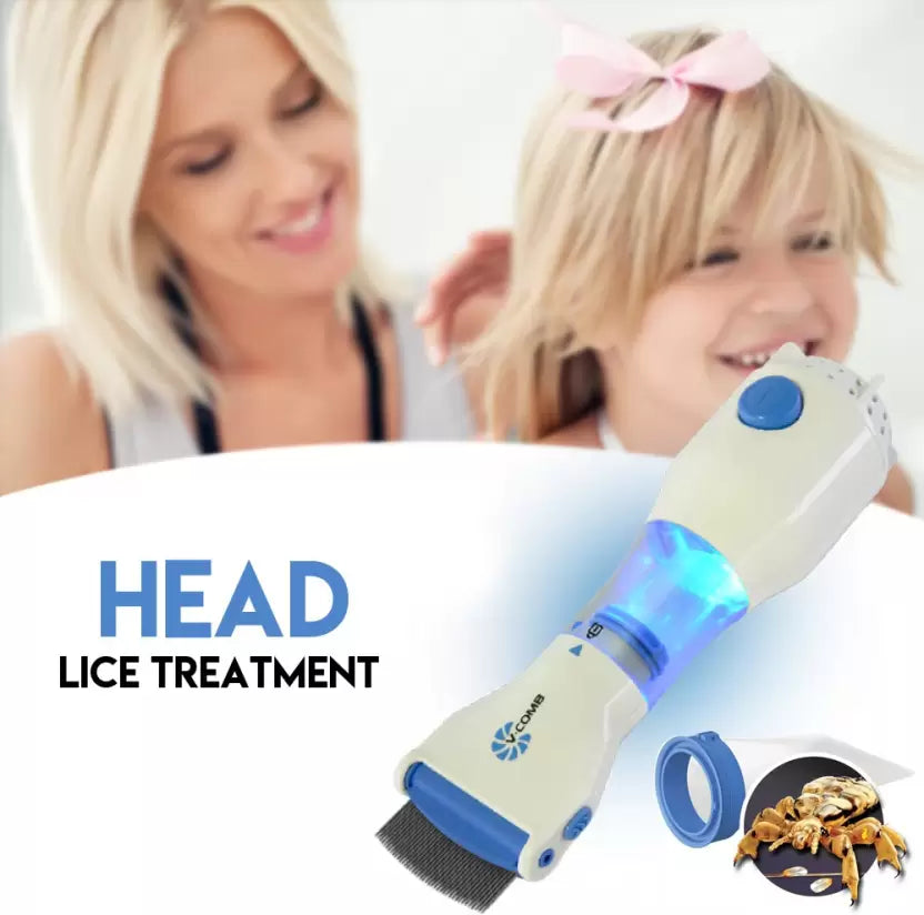 🧼 LiceLift Pro™ Electric Lice Removal Comb – Comb, Capture & Dispose