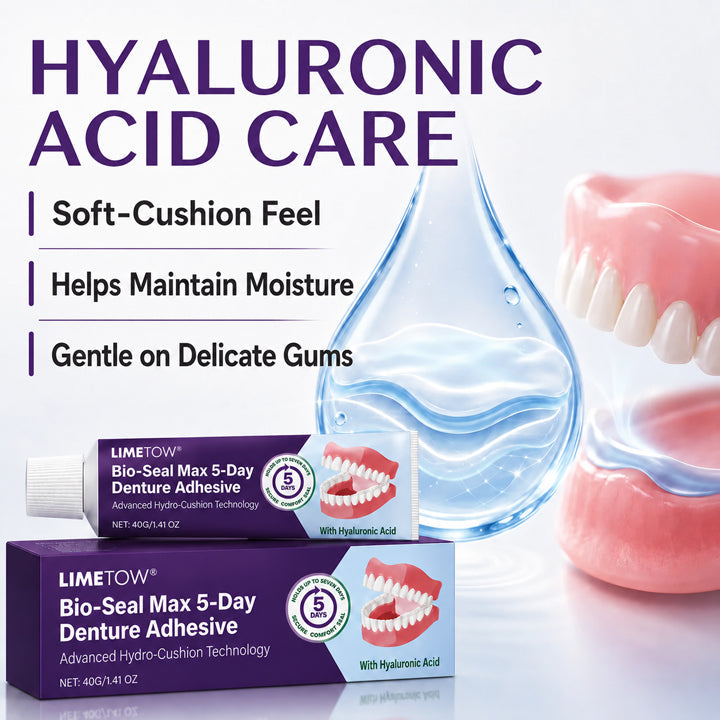 🔥100K+ SOLD🔥Zavrlysell® Bio-Seal Max 5-Day Denture Adhesive🦷💙