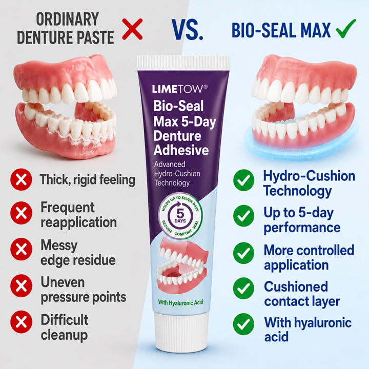 🔥100K+ SOLD🔥Zavrlysell® Bio-Seal Max 5-Day Denture Adhesive🦷💙