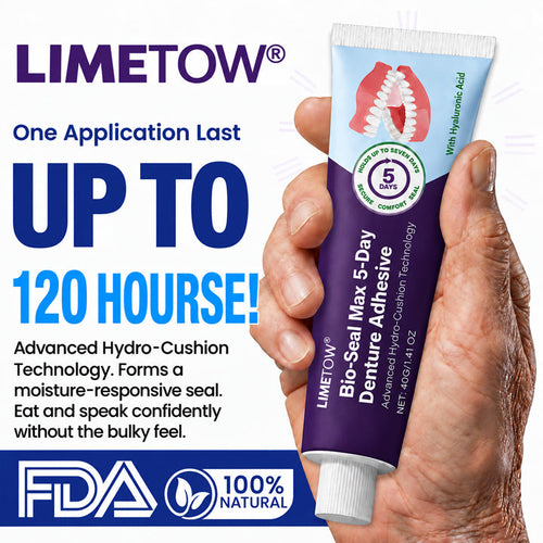 🔥100K+ SOLD🔥Zavrlysell® Bio-Seal Max 5-Day Denture Adhesive🦷💙