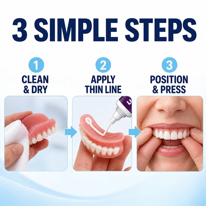 🔥100K+ SOLD🔥Zavrlysell® Bio-Seal Max 5-Day Denture Adhesive🦷💙