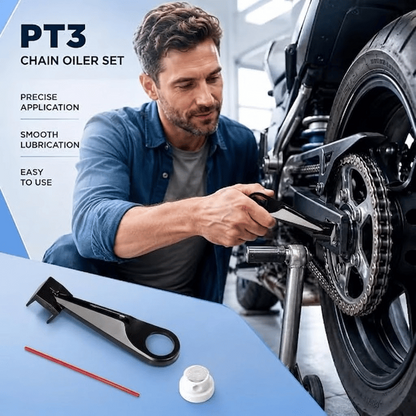 🏍️ ChainMate Pro™ – Precision Motorcycle Chain Lubrication Tool