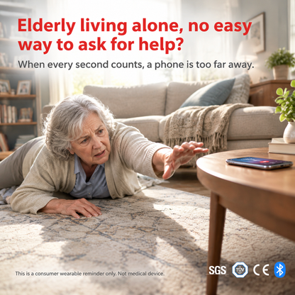 🆘 50% OFF – SOS Emergency Call Wristband for Seniors