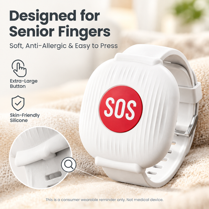 🆘 50% OFF – SOS Emergency Call Wristband for Seniors