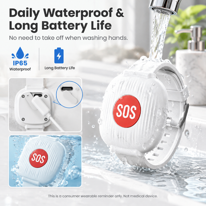 🆘 50% OFF – SOS Emergency Call Wristband for Seniors