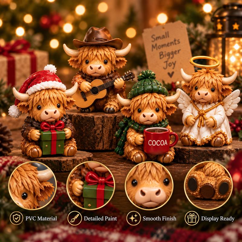 🎄 2026 Christmas Sale – 50% OFF | 24 Days of Highland Cow Magic™ Advent Calendar – 24 Collectible Cow Surprises
