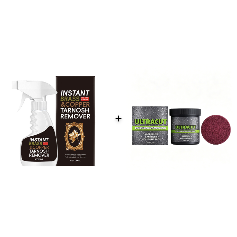 🔥Last Day 50% OFF -Instant Brass Tarnish Remover Spray