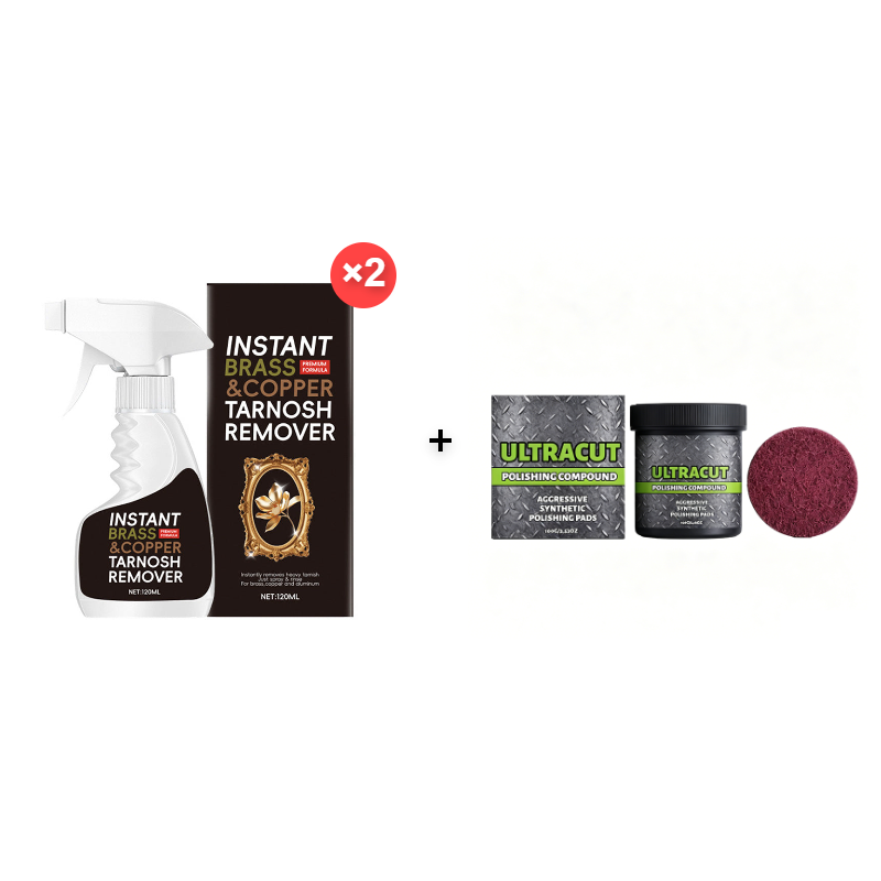 🔥Last Day 50% OFF -Instant Brass Tarnish Remover Spray