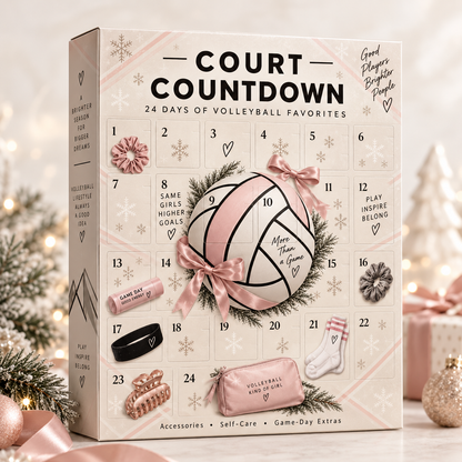 ✨Last Day 50% OFF✨🏐 Court Countdown™ – 24 Days of Volleyball Christmas Surprises