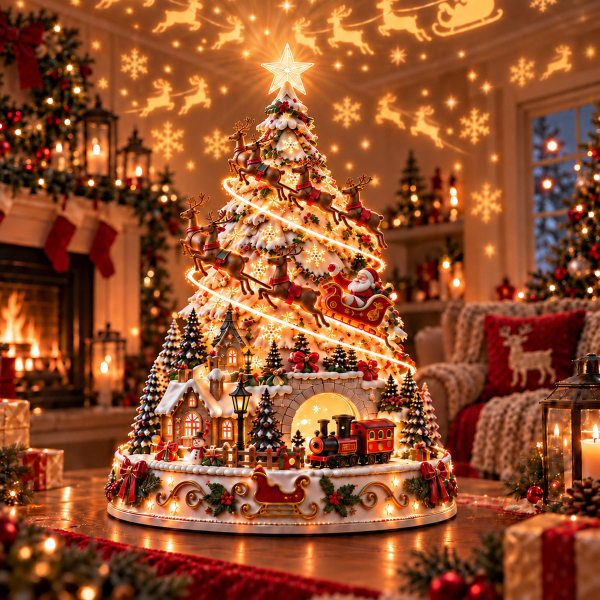 ✨️Christmas Hot Sale🎄Zavrlysell™ Christmas Village Lightscape Tree