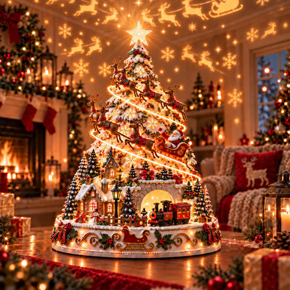 ✨️Christmas Hot Sale🎄Zavrlysell™ Christmas Village Lightscape Tree
