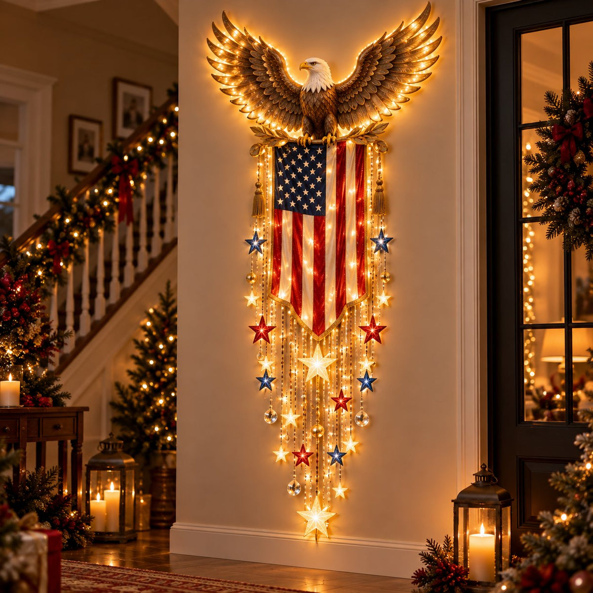 🗽 Liberty 250 Starfall™ – Celebrate America’s 250th With a Glowing Patriotic Wall Display