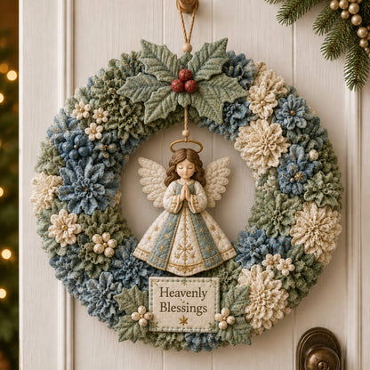 🎄 3D Fabric Poke Wreath DIY Kit — Make Your Own Stunning Christmas Wreath