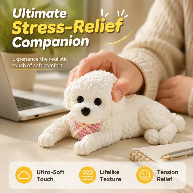 🧸🐶 Squishy Teddy Dog™ – Soft & Cute Stress Relief Toy ✨