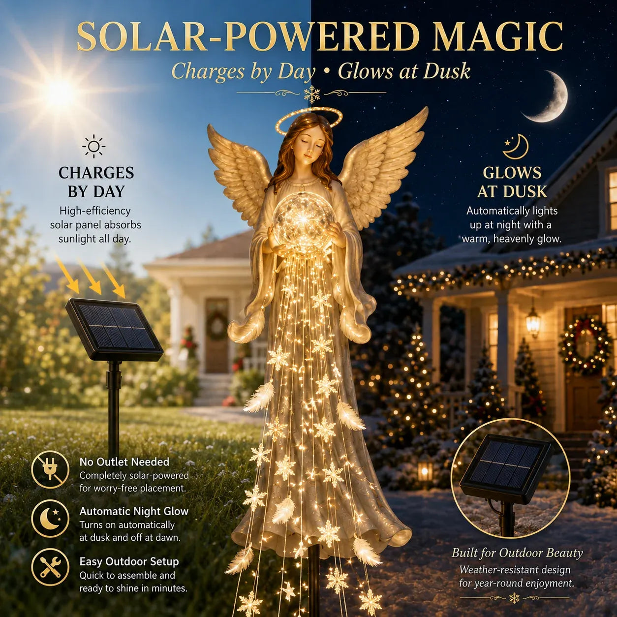 🎁✨ Solar Angel Remembrance Garden Light👼