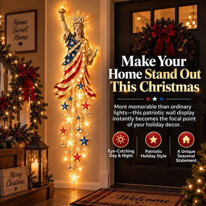 🗽 Liberty 250 Starfall™ – Celebrate America’s 250th With a Glowing Patriotic Wall Display