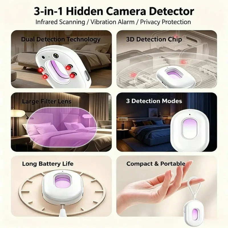 Hidden Camera Detector For Safer Travel