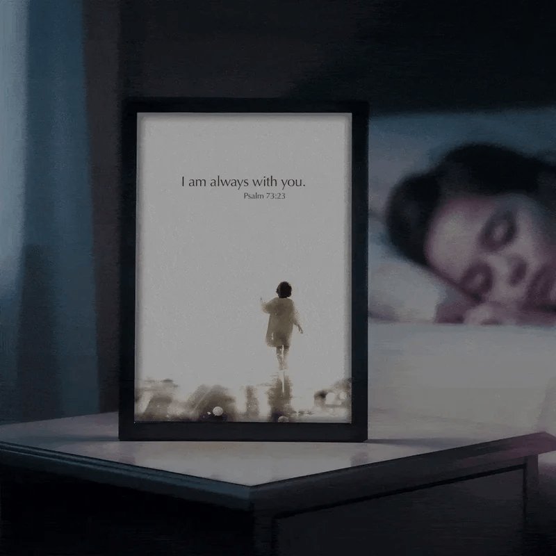 Handcrafted The Jesus Lamp 'I Am Always With You'