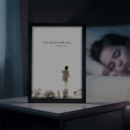 Handcrafted The Jesus Lamp 'I Am Always With You'
