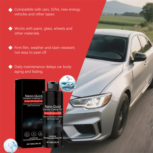 ⏳Limited-time 50% off⏰Quick-Effect High-Gloss Car Detailing Spray🚗