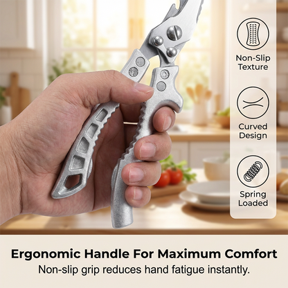 ✂️🍗 Heavy-Duty Multi-functional Kitchen Shears – Cuts Like a Beast! 🔪💪