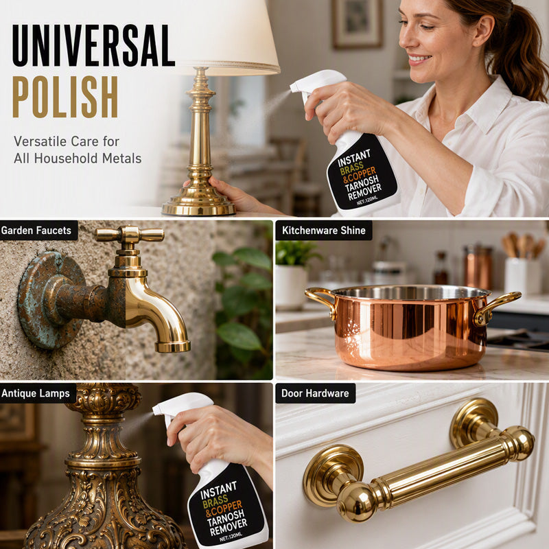 🔥Last Day 50% OFF -Instant Brass Tarnish Remover Spray